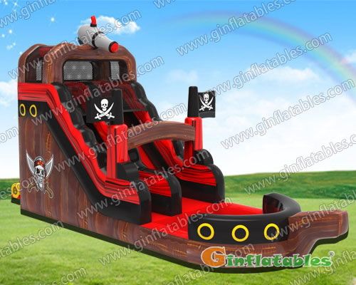 GWS-347 Toboggan d'eau du bateau pirate
